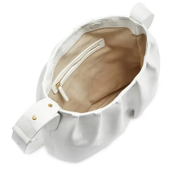 NWT Elleme Paris Vague Pleated Leather Tote Bag - Picture 3 of 9